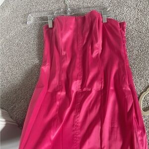 Pink mini tight dress